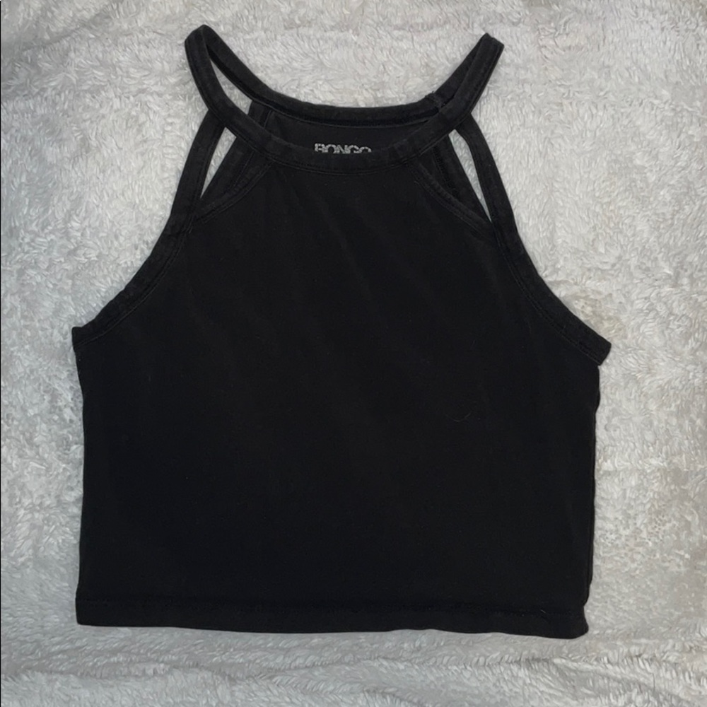 Black tank top
